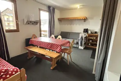 Image de Studio lumineux à Risoul, ski aux pieds et confort