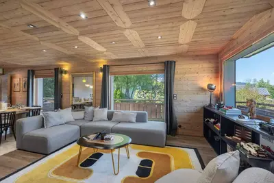 Image de Appartement chaleureux à Megève, 6 pers, proche Rochebrune