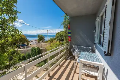 Image de Appartement charmant avec vue sur la mer, parking, jardin, barbecue - Animaux domestiques admis
