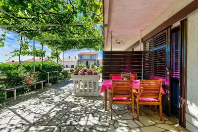 Image de Appartement romantique avec terrasse méditerranéenne, parking privé et espace barbecue