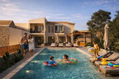 Image de Villa familiale avec piscine, foyer, terrains de sport - Idéale pour les groupes