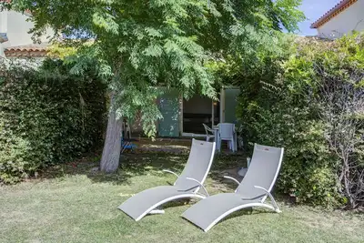 Image de Charmante villa duplex, 6 pers, jardin