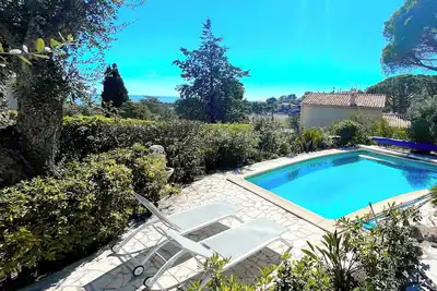 Image de Sea View Villa Plen SOULÈU: Pool, panorama terrace, home office