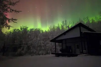 Image de Quiet Alaska Cabin - Near Fairbanks - Trails & Wildlife