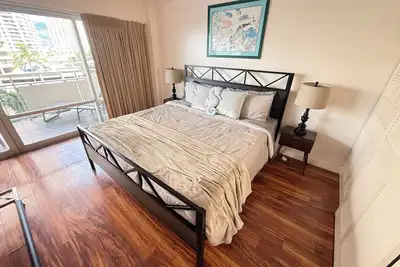 Image de Enjoyable 1-bedroom condo with Ac in charming Honolulu