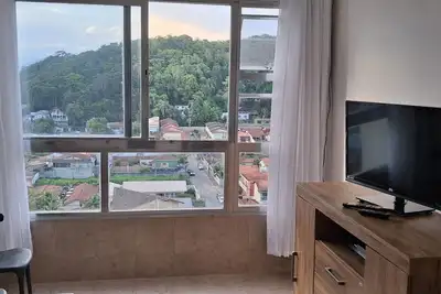 Image de Apartment in a building facing Praia do Sonho (Dream Beach).