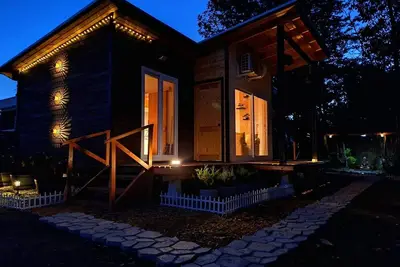 Image de Cabaña Premium a Pasos de la Playa con Hot Tub e Hidromasaje.