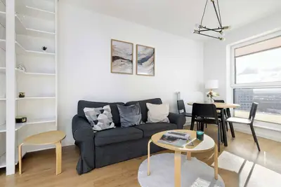 Image de Mogilska 120d Kraków | Elegant Apartment with Parking, Bathtub, Balcony and City View