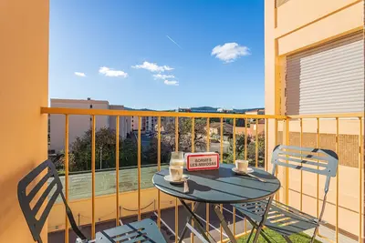 Studio Mer et Mimosa - 2 km de la plage