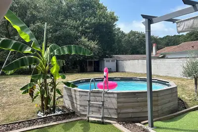 Image de Maison typique bassin d’Arcachon. \nAnimaux de compagnie acceptés!