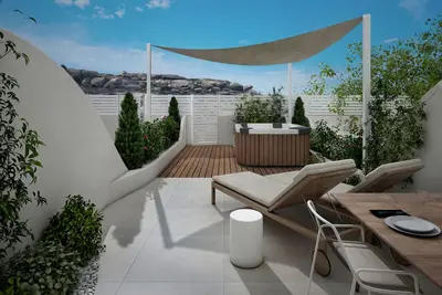 Image de Two interconnected suites garden view, outdoor hot tub, communal pool, breakfast