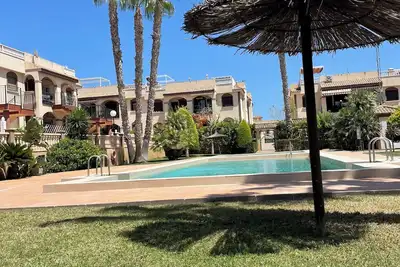 Image de Charming apartment with private roof terrace from where there are sea views and the salt lakes.