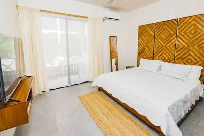 With sofa bed and fast Wifi