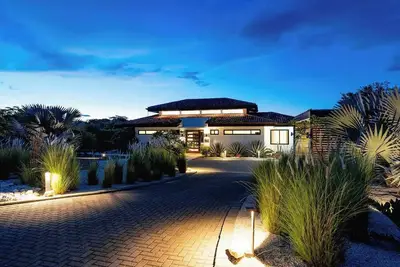 Beach Villa private pool+beach club+golf view