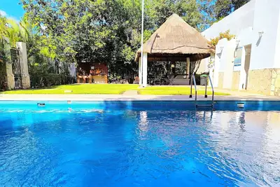 Image de House in Ciudad Mayakoba : 7 guests : Playa del Carmen : Shared swimming pool