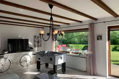 Image de Vacation home 12, lake and Bavarian Forest view, 30 m to the lake 2-5 pers plus 1 baby and dog