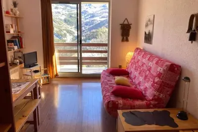 Image de Studio confortable au Sauze avec balcon, proche pistes