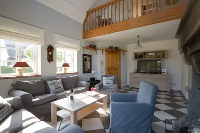 Image de Appartement 'Friesenhaus Liebesallee No 6' avec vue sur le lac, jardin commun et Wi-Fi