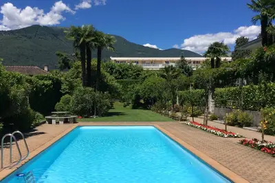 Image de Appartement bien situé à Ascona avec piscine extérieure, près du Lido et terrain