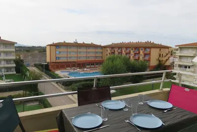 Image de Appartement « Festa Star 408 » avec piscine partagée, Wi-Fi et climatisation