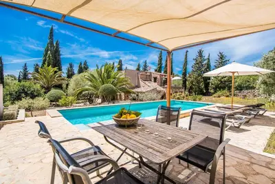 Image de Maison confortable à Arta avec piscine privée, utilisable à l'intérieur ou.