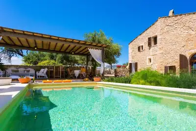 Image de Belle maison à Sant Llorenc avec piscine privée, utilisable à l'intérieur.