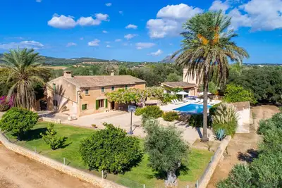 Image de Belle maison à Sant Llorenc avec piscine privée, utilisable à l'intérieur.