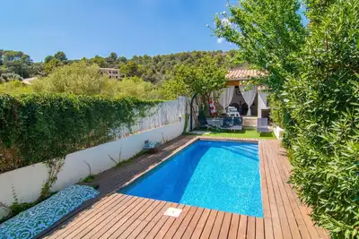 Superbe maison à Selva avec piscine privée, utilisable à l'intérieur comme.