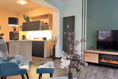 Image de New - barrier-free 105sqm apartment in the sunny southern Harz - up to 3 dogs - enclosed. Garden