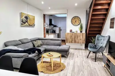 Image de Japandi 4 chambres, Wifi, proche parc Barbieux