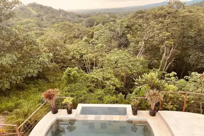 Jungle Paradise with pool overlooking ocean views
