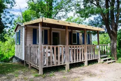 Image de Mobil-home Aqua 3 pièces 5 personnes Climatisé (4 adultes + 1 enfant) Terrasse semi-couverte + Tv