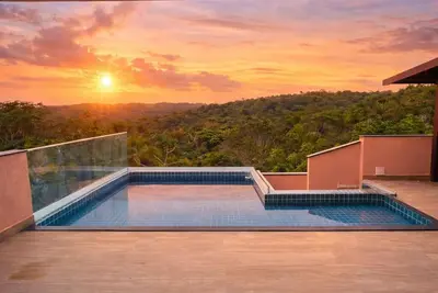 Image de House by the sea, with views of the sea and forest in Ilhéus pool