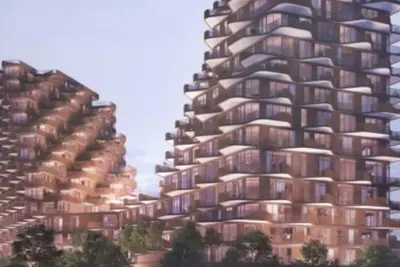 Image de One of a kind waterfront 2 storey townhouse 500sf lake view terrace