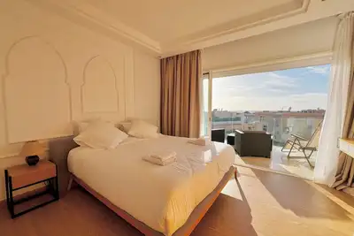 Image de Le Romarin avec vue piscine et accès plage à Taghazout Bay