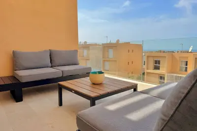 Image de The Aesthetic Loft with view and pools access in Taghazout Bay