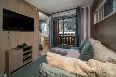 Image de Bel appartement 6 pers, pied des piste, vue montagne