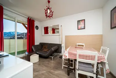 Appartement 5 pers, vue montagne