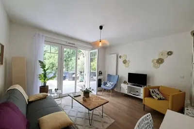 Image de Appartement Rdc 58m2 avec Jardin - Lanton proche plage - Résidence Calme.