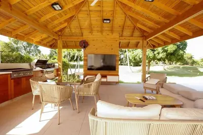 Image de Spacious 4-bedroom villa in serene Punta Cana with Ac