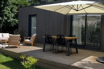 Image de Tiny House avec jacuzzi privatif à proximité des châteaux de la Loire