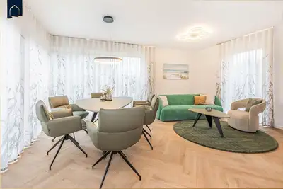 Image de Modern vacation home with sauna & terrace, only 800 m from the Baltic Sea beach - Ückeritz