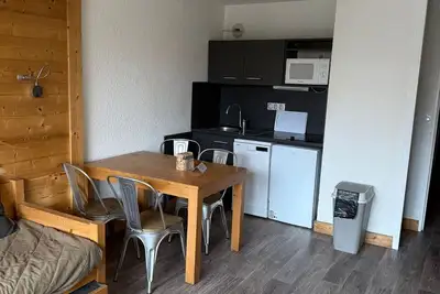 Image de Studio au pied des pistes, animaux admis, balcon sud