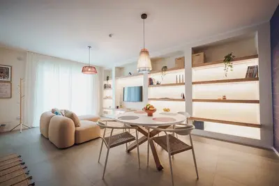 Image de A stone's throw from the sea we welcome you to a modern house with a rustic heart.