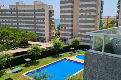 Image de Spacious apartment 50 m from the beach