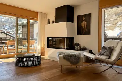 Stilvolles Zuhause mit Matterhornblick