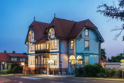 Image de Vacation home group accommodation with extra function room bookable at Unik Villa in the Harz Mountains