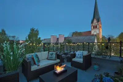 Image de Loft Barnim - duplex with Historic Fire Tower and roof terrace! - near the lake