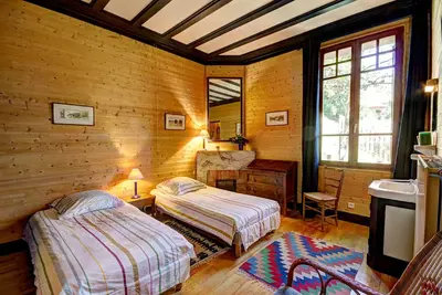 Image de Chalet bois tout équipé pour 8 personnes avec sauna dans station de ski nordique