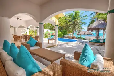 Image de New! Villa Iguana | Elegant Beachfront Living on Soliman Bay